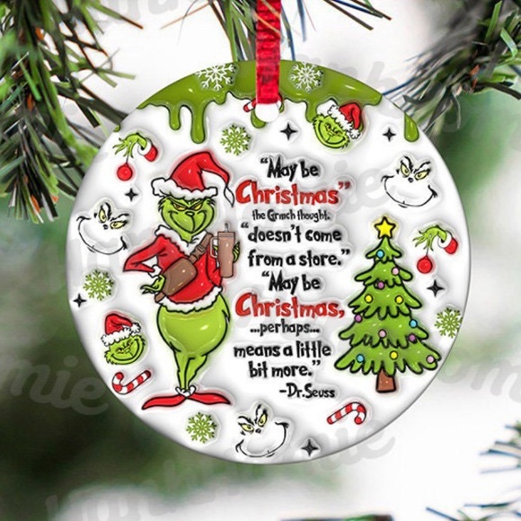 Other - 2/$15 SALE! Maybe Christmas Grinch Ornament